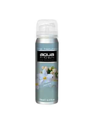 Aqua - ΑΡΩΜΑΤΙΚΟ ΑΥΤΟΚΙΝΗΤΟΥ ΣΕ ΣΠΡΕΙ (SPRAY) ΜΕ ΑΡΩΜΑ ΓΙΑΣΕΜΙ (JASMINE FLOWER) FLOWERS SERIES 75ml AQUA - 1 TEM. (10-202/AQ)