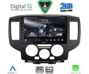 DIGITAL IQ RSD 1458BL_CPA (9inc) MULTIMEDIA TABLET for NISSAN NV200 mod. 2009-2020 (BLACK)