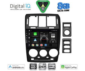 DIGITAL IQ BXF 18222BL_CPAA (9inc) MULTIMEDIA TABLET for HYUNDAI GETZ mod. 2002-2011 (BLACK)