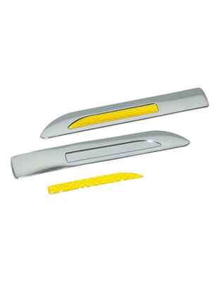 ΔΙΑΚΟΣΜΗΤΙΚΟ ΑΥΤΟΚΟΛΛΗΤΟ ΚΑΘΡΕΠΤΗ MIRROR TRIM II (ΧΡΩΜΙΟ/ΠΟΡΤΟΚΑΛΙ ΑΝΑΚΛΑΣΤΗΡΑΣ - 162Χ25 mm) - 2 ΤΕΜ