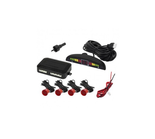 ΣΥΣΤΗΜΑ PARKTRONIC ΚΟΚΚΙΝΟ ΜΕΤΑΛΛΙΚΟ ΜΕ 4 ΑΙΣΘΗΤΗΡΕΣ ΚΑΙ ΟΘΟΝΗ QW2018