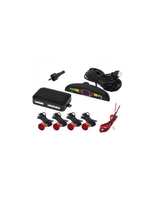 ΣΥΣΤΗΜΑ PARKTRONIC ΚΟΚΚΙΝΟ ΜΕΤΑΛΛΙΚΟ ΜΕ 4 ΑΙΣΘΗΤΗΡΕΣ ΚΑΙ ΟΘΟΝΗ QW2018