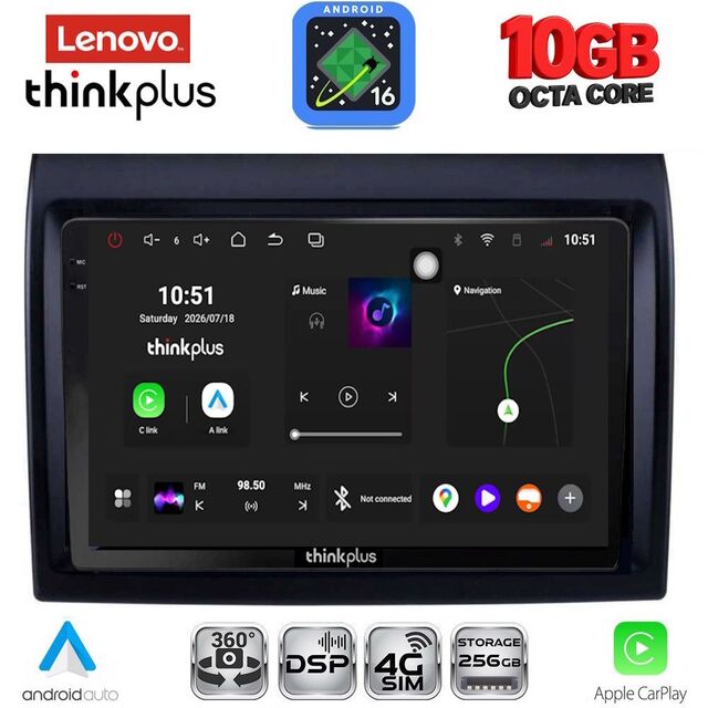 LENOVO LTM 11140_CPA (9inc) MULTIMEDIA TABLET for FIAT DUCATO mod. 2006-2011
