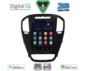 DIGITAL IQ BXC 3914BL_CPAA TESLA STYLE for OPEL INSIGNIA mod. 2008-2013 (Black colour)