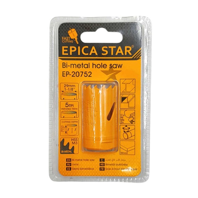 EPICA STAR ΠΟΤΗΡΟΤΡΥΠΑΝΟ 1-1/8" 29mm EP-20752