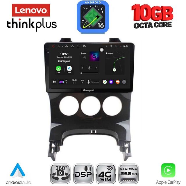 LENOVO LTM 11515AC_CPA (9inc) MULTIMEDIA TABLET for PEUGEOT 3008 mod. 2008-2016 with A/C