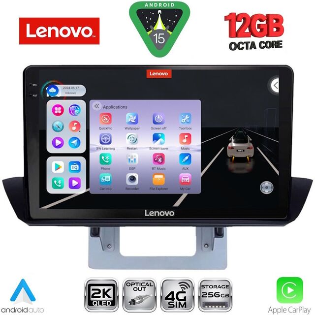 LENOVO SSZ 12364_CPA DASH (9inc) MULTIMEDIA TABLET for MAZDA BT50 mod. 2012-2019