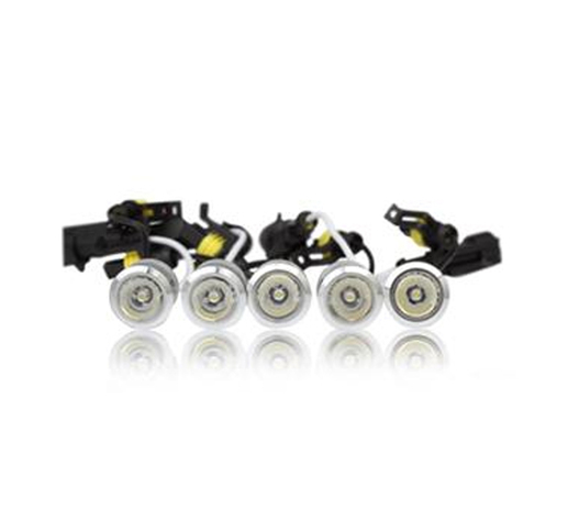 Πρόσθετο DAYLINE  Διεθνή 10LED (2  σειρές X5 LED) HP 12V Ασημί χωρίς πλαίσιο