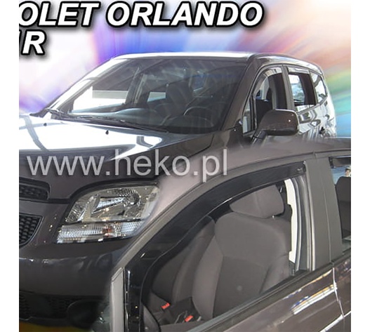 ΑΝΕΜΟΘΡΑΥΣΤΕΣ ΓΙΑ CHEVROLET ORLANDO 5D 2011-2015 ΖΕΥΓΑΡΙ ΑΠΟ ΕΥΚΑΜΠΤΟ ΦΙΜΕ ΠΛΑΣΤΙΚΟ HEKO - 2 ΤΕΜ.
