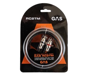 RCA Cable Mid Level 2m Gas Audio Power RC2TM