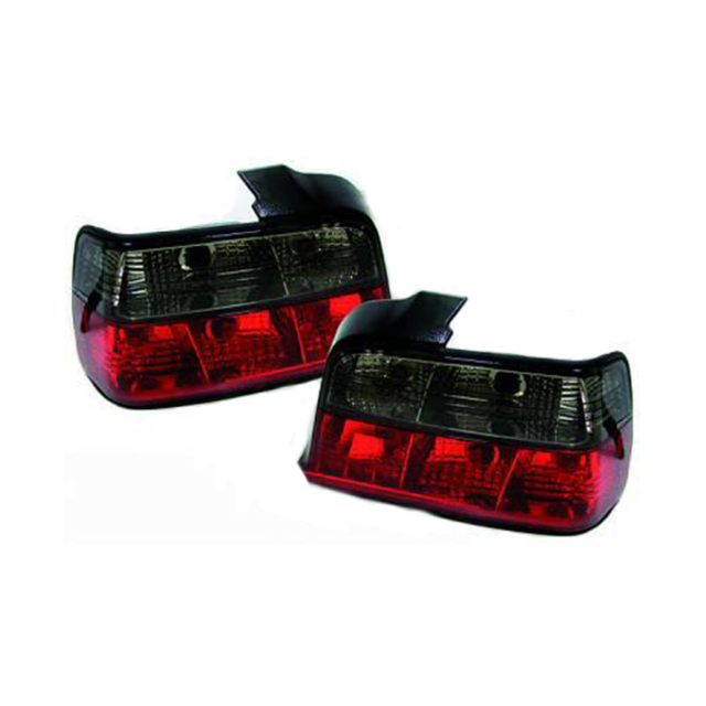 Πισινά Φανάρια diederichs Bmw BMW Σείρα 3 E36 90-99 LIMOUSINE RED/SMOKE+LED