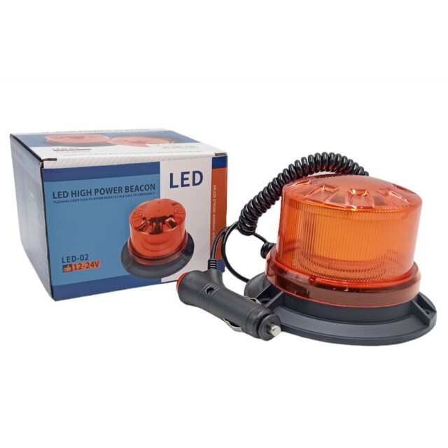 LED ΜΑΓΝΗΤΙΚΟΣ ΦΑΡΟΣ ΠΟΡΤΟΚΑΛΙ 12/24V JN-03162