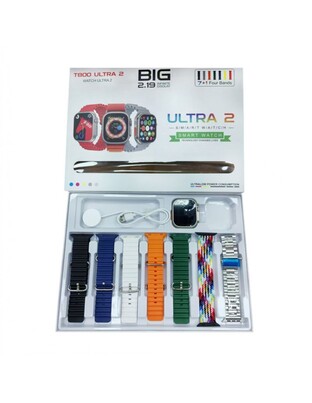 SMARTWATCH T800 ULTRA 2 2.19 ΜΕ 7 ΛΟΥΡΑΚΙΑ HL-04742