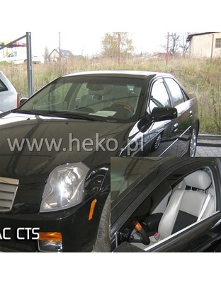 ΑΝΕΜΟΘΡΑΥΣΤΕΣ ΓΙΑ CADILLAC CTS 4D 2003-2007 ΖΕΥΓΑΡΙ ΑΠΟ ΕΥΚΑΜΠΤΟ ΦΙΜΕ ΠΛΑΣΤΙΚΟ HEKO - 2 ΤΕΜ.