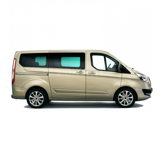 ΧΕΡΟΥΛΙΑ ΠΟΡΤΑΣ ΓΙΑ FORD TOURNEO CUSTOM 2012+  ΧΡΩΜΙΟ ΜΕΤΑΛΛΙΚΑ 7ΤΕΜ ΓΙΑ 3 ΠΟΡΤΕΣ (ΜΕ ΚΑΛΥΜΜΑ ΚΛΕΙΔΑΡΙΑΣ)