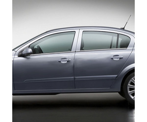 TRIM  ΠΑΡΑΘΥΡΩΝ ΑΥΤΟΚΟΛΛΗΤΑ ΧΡΩΜΙΟΥ 4ΤΕΜ. ΓΙΑ OPEL ASTRA H 4D 2004+