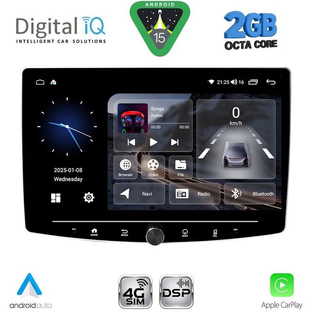 DIGITAL IQ BLF 4940_CPA (10.1″ DECK) MULTIMEDIA TABLET 1DIN