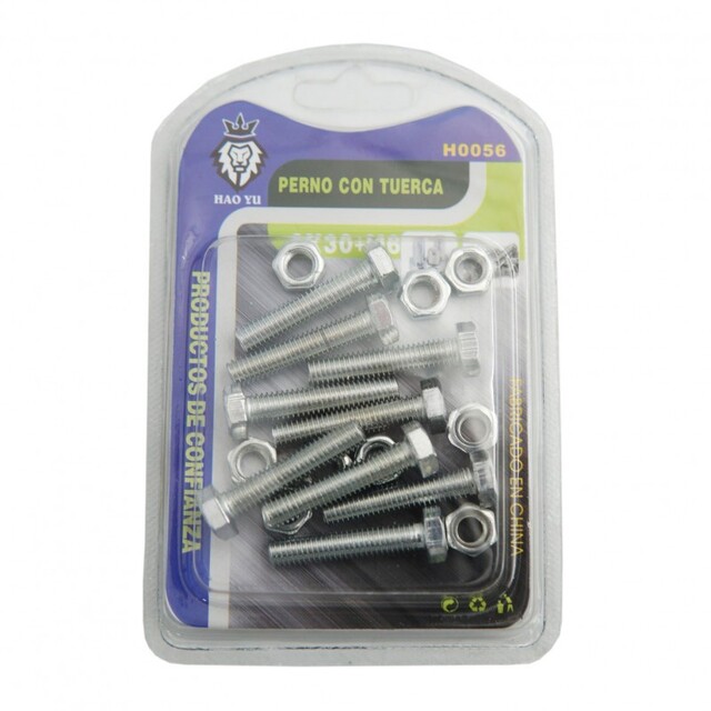 ΒΙΔΕΣ ΜΕ ΠΑΞΙΜΑΔΙΑ 6X30+M6 TO-H0056