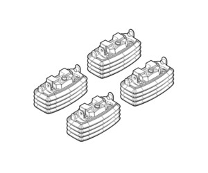 ΑΚΡΑ ΓΙΑ ΜΠΑΡΕΣ NORDRIVE ΓΙΑ OPEL ASTRA H 04/04-10/09 -GTC 04/05-08/11 KIT