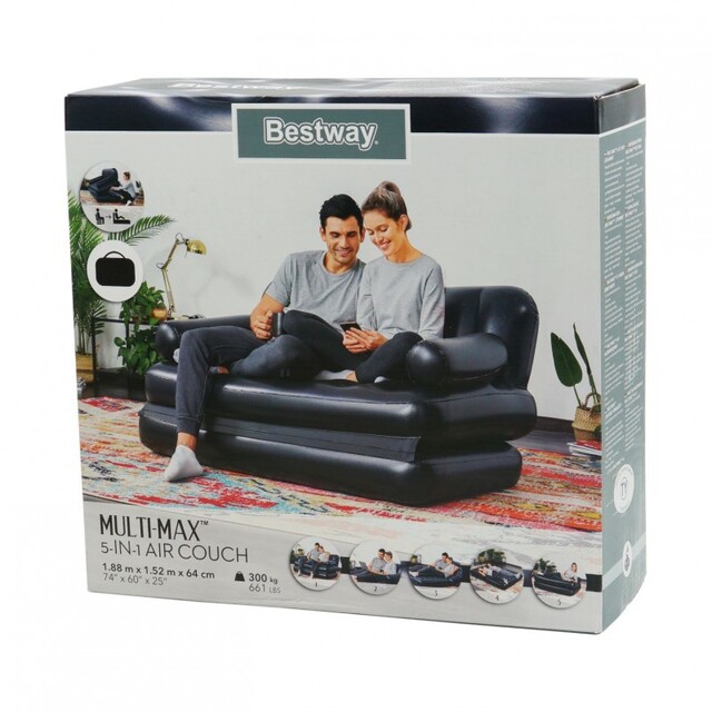 ΦΟΥΣΚΩΤΟΣ ΚΑΝΑΠΕΣ BESTWAY 5ΣΕ1 75054