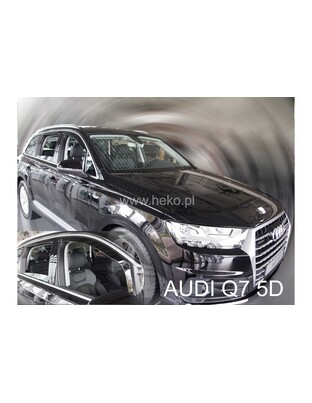 ΑΝΕΜΟΘΡΑΥΣΤΕΣ ΓΙΑ AUDI Q7 5D 2015+  ΣΕΤ ΑΥΤΟΚΙΝΗΤΟΥ ΑΠΟ ΕΥΚΑΜΠΤΟ ΦΙΜΕ ΠΛΑΣΤΙΚΟ HEKO - 4 ΤΕΜ.
