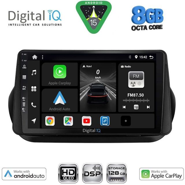 DIGITAL IQ BXF 7142_CPAA (9inc) MULTIMEDIA TABLET for CITROEN – FIAT – PEUGEOT mod. 2008-2018