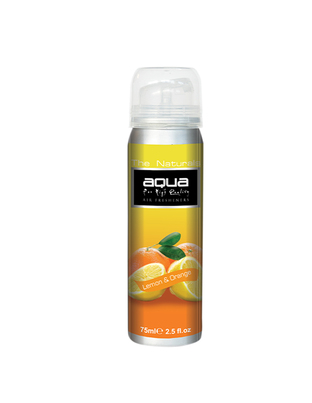 Aqua - ΑΡΩΜΑΤΙΚΟ ΑΥΤΟΚΙΝΗΤΟΥ ΣΕ ΣΠΡΕΙ (SPRAY) ΜΕ ΑΡΩΜΑ ΛΕΜΟΝΙ & ΠΟΡΤΟΚΑΛΙ FLOWERS SERIES 75ml AQUA - 1 TEM. (10-193/AQ)