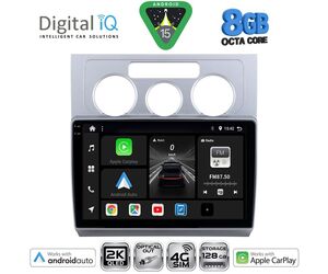 DIGITAL IQ BXK 20767_CPAA A/C (10inc) MULTIMEDIA TABLET for VW TOURAN mod. 2003-2010