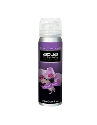 Aqua - ΑΡΩΜΑΤΙΚΟ ΑΥΤΟΚΙΝΗΤΟΥ ΣΕ ΣΠΡΕΙ (SPRAY) ΜΕ ΑΡΩΜΑ ΟΡΧΙΔΕΑ (ORCHID FLOWER) FLOWERS SERIES 75ml AQUA - 1 TEM. (10-129/AQ)