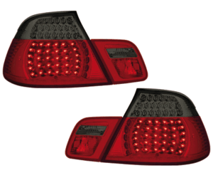 Πισινά Φανάρια diederichs Bmw 3ER E46 Coupe 98-03 (Κόκκινο/Φιμέ-LED)