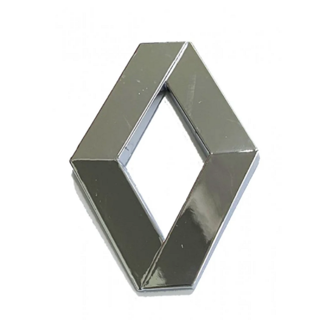 Σήμα χρωμίου πλαστικό με αυτοκόλλητο 9,5x7cm - Renault
