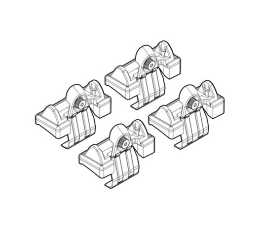 ΑΚΡΑ ΓΙΑ ΜΠΑΡΕΣ NORDRIVE ΓΙΑ AUDI A6 9/04-3/11 KIT