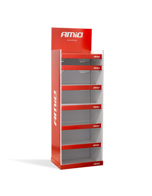 Amio – Σταντ Χαρτονένιο Εκθέτης 5 Ραφιών 60x152x40cm για Οργάνωση & Επαγγελματική Προβολή Προϊόντων – 1 Τεμ. (02995/AM)