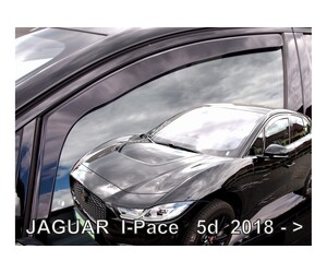 ΑΝΕΜΟΘΡΑΥΣΤΕΣ ΓΙΑ JAGUAR I-PACE 5D 2018+  ΖΕΥΓΑΡΙ ΑΠΟ ΕΥΚΑΜΠΤΟ ΦΙΜΕ ΠΛΑΣΤΙΚΟ HEKO - 2 ΤΕΜ.