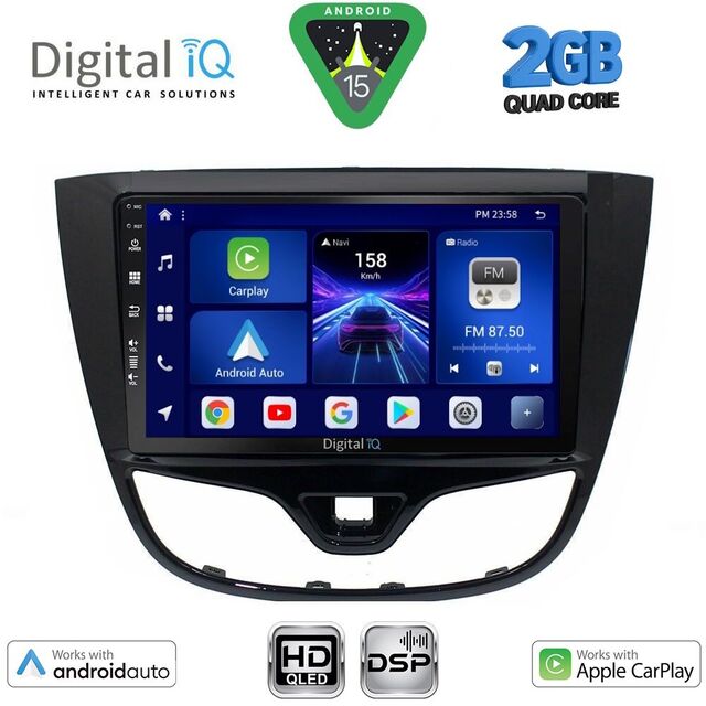 DIGITAL IQ BXC 3489_CPAA (10inc) MULTIMEDIA TABLET for OPEL KARL mod. 2014-2019
