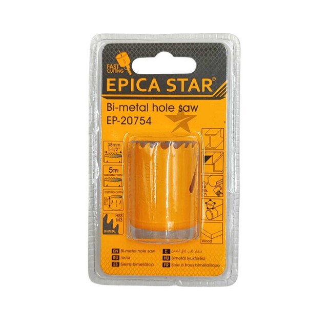 EPICA STAR ΠΟΤΗΡΟΤΡΥΠΑΝΟ 1-1/2" 38mm EP-20754
