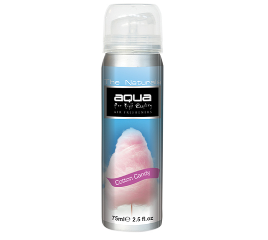 Aqua - ΑΡΩΜΑΤΙΚΟ ΑΥΤΟΚΙΝΗΤΟΥ ΣΕ ΣΠΡΕΙ (SPRAY) ΜΕ ΑΡΩΜΑ ΜΑΛΛΙ ΤΗΣ ΓΡΙΑΣ (COTTON CANDY) FLAVORS SERIES 75ml AQUA - 1 TEM. (10-126/AQ)