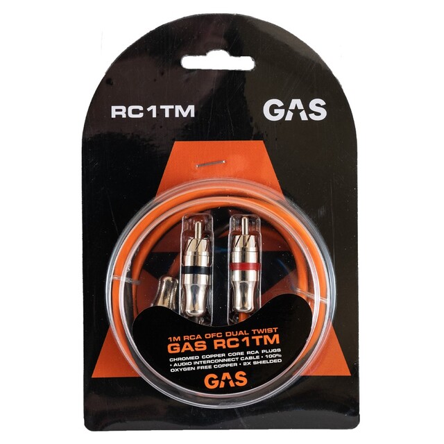 RCA Cable Mid Level 1m Gas Audio Power RC1TM