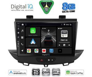 DIGITAL IQ BXF 18490_CPAA (9inc) MULTIMEDIA TABLET for OPEL CROSSLAND – GRANDLAND mod. 2017-2025