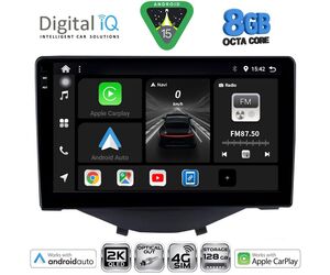 DIGITAL IQ BXK 20715_CPAA CLIMA-A/C (9inc) MULTIMEDIA TABLET for CITROEN C1-PEUGEOT 108-TOYOTA AYGO mod. 2014-2022