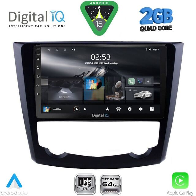 DIGITAL IQ RSD 1549_CPA (9inc) MULTIMEDIA TABLET for RENAULT KADJAR mod. 2015-2022