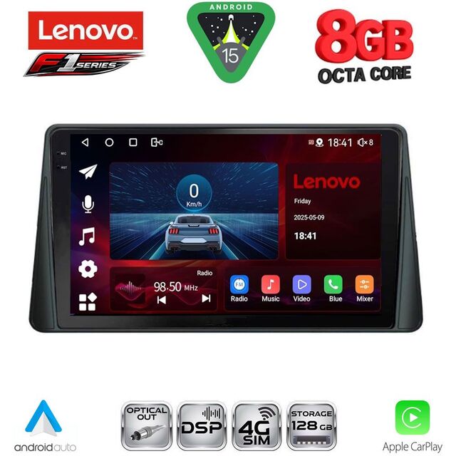 LENOVO SSR 10158_CPA (9inc) MULTIMEDIA TABLET for FORD FOCUS mod. 2019-2025