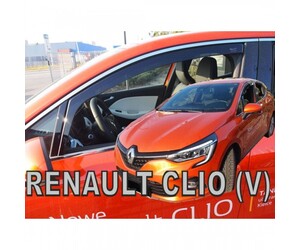 ΑΝΕΜΟΘΡΑΥΣΤΕΣ ΓΙΑ RENAULT CLIO 5D 2019+ ΖΕΥΓΑΡΙ ΑΠΟ ΕΥΚΑΜΠΤΟ ΦΙΜΕ ΠΛΑΣΤΙΚΟ HEKO - 2 ΤΕΜ.