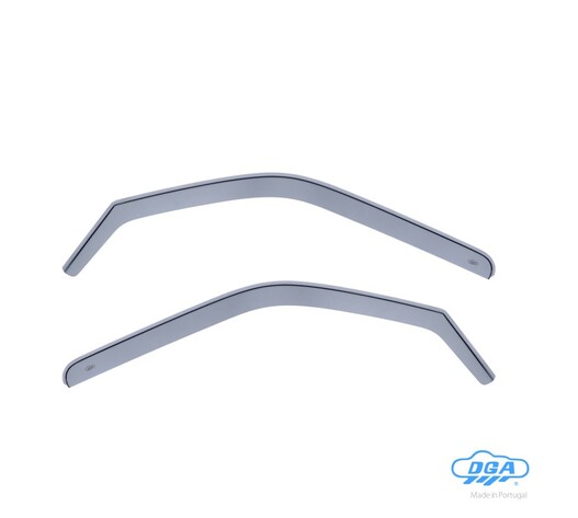 ΖΕΥΓΑΡΙ ΜΠΡΟΣΤΙΝΟΙ ΑΝΕΜΟΘΡΑΥΣΤΕΣ ΓΙΑ FORD FIESTA 3D 1989-1995 / MAZDA 121 3D 1996-2003 ΑΠΟ ΕΥΚΑΜΠΤΟ ΧΥΤΟ ΑΚΡΥΛΙΚΟ ΓΥΑΛΙ  (CAST ACRYLIC GLASS) DGA - 2 ΤΕΜ.