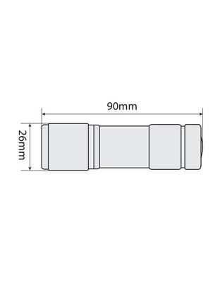 Φακός TOURING 9LED 1200MCD 90x26mm