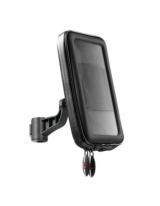 ΒΑΣΗ ΣΤΗΡΙΞΗΣ ΚΙΝΗΤΟΥ SMART SCOOTER CASE 165x90mm ( ΜΕ ΣΤΗΡΙΞΗ ΣΤΟ ΚΑΘΡΕΠΤΗ Η ΣΕ ΜΠΑΡΑ 9-14mm)
