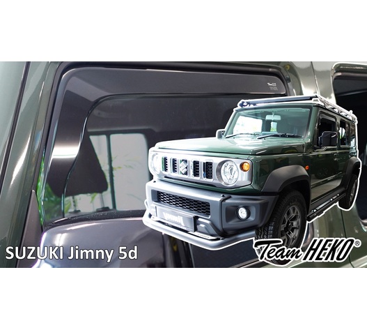 Heko - Ανεμοθραύστες για Suzuki Jimny 5 Doors 2023+ Ζευγάρι Απο Εύκαμπτο Φιμέ Πλαστικό - 2 τεμ. (ΑΝΕΜ.28662)