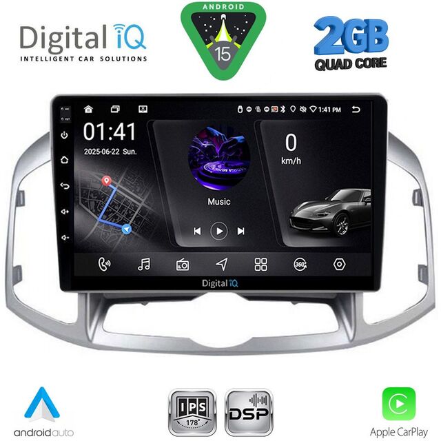 DIGITAL IQ RSF 4071_CPA (10inc) MULTIMEDIA for CHEVROLET CAPTIVA mod. 2012-2018