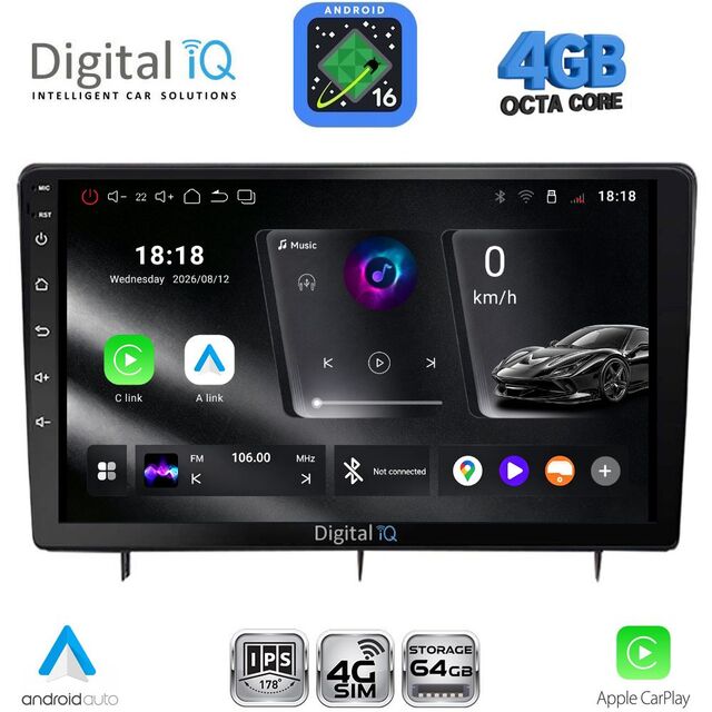 DIGITAL IQ RTG 6192_CPA (10inc) MULTIMEDIA TABLET for HONDA CIVIC mod. 2022-2026