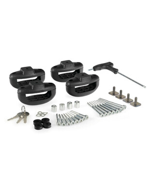 Nordrive - Βάση Σκι Οροφής Pro‑Slider EVO PS‑60 Black σε Μαύρο Χρώμα με Αντικλεπτικό Σύστημα και Συρόμενη Λειτουργία σε Διαστάσεις 800x50x135 mm για 6 ζευγάρια σκι ή 4 snowboard - 1 τεμ. (N40001)